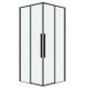 Душевое ограждение Grossman Galaxy 1/2.K33.01.70.42.00-1/2.K33.01.70.42.00 (70х70х195) раздвижная,графит сатин,стекло прозрачное