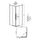 Душевое ограждение Grossman Galaxy 300.K33.01.9090.42.00 (90х90х195) квадрат,раздвижная,графит сатин,стекло прозрачное