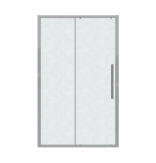 Дверь в нишу Grossman Cosmo 100.K33.02.120.10.02 (120х195) хром,стекло шиншилла,раздвижная