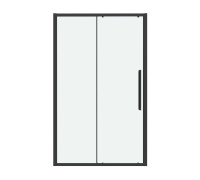 Дверь в нишу Grossman Cosmo 100.K33.02.100.21.00 (100х195) черный матовый,стекло прозрачное,раздвижная