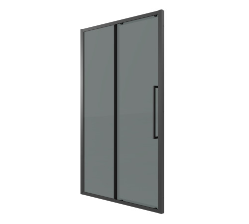 Дверь в нишу Grossman Cosmo 100.K33.02.130.21.10 (130х195) черный матовый,стекло тонированное,раздвижная