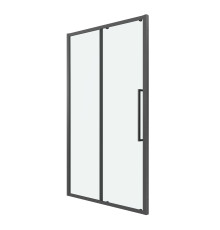 Дверь в нишу Grossman Cosmo 100.K33.02.100.42.00 (100х195) графит сатин,стекло прозрачное,раздвижная