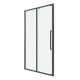 Дверь в нишу Grossman Cosmo 100.K33.02.100.42.00 (100х195) графит сатин,стекло прозрачное,раздвижная