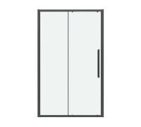 Дверь в нишу Grossman Cosmo 100.K33.02.140.42.00 (140х195) графит сатин,стекло прозрачное,раздвижная