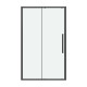 Дверь в нишу Grossman Cosmo 100.K33.02.130.42.00 (130х195) графит сатин,стекло прозрачное,раздвижная