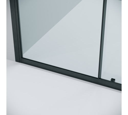 Дверь в нишу Grossman Cosmo 100.K33.02.100.42.00 (100х195) графит сатин,стекло прозрачное,раздвижная