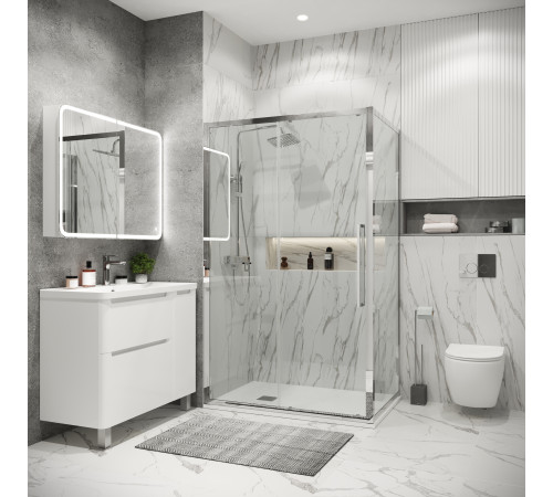 Боковая стенка Grossman Cosmo 200.K33.02.70.10.00 (70х195) хром,стекло прозрачное