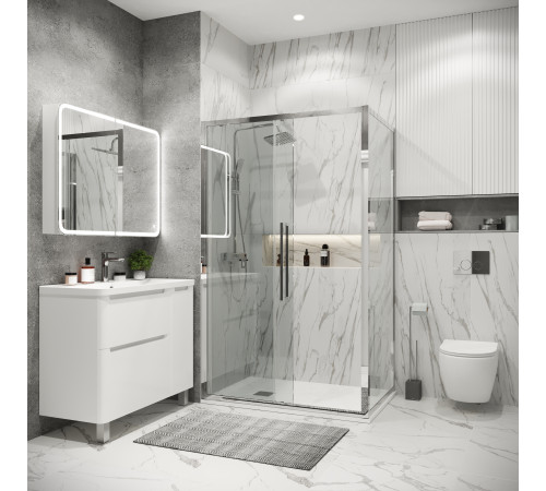 Боковая стенка Grossman Cosmo 200.K33.02.70.10.00 (70х195) хром,стекло прозрачное