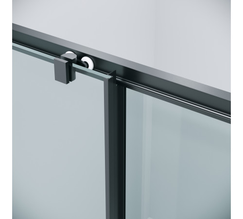 Душевое ограждение Grossman Cosmo 100.K33.02.100.21.00-200.K33.02.70.21.00 (100х70х195) раздвижная,черный матовый,стекло прозрачное