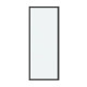 Боковая стенка Grossman Cosmo 200.K33.02.70.21.00 (70х195) черный матовый,стекло прозрачное