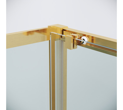 Боковая стенка Grossman Cosmo 200.K33.02.90.32.00 (90х195) золото сатин,стекло прозрачное