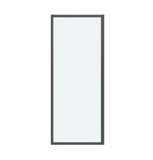 Боковая стенка Grossman Cosmo 200.K33.02.80.42.00 (80х195) графит сатин,стекло прозрачное