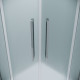 Душевое ограждение Grossman Cosmo 301.K33.02.8080.10.02 (80х80х195) четверть круга,раздвижная,хром,стекло шиншилла