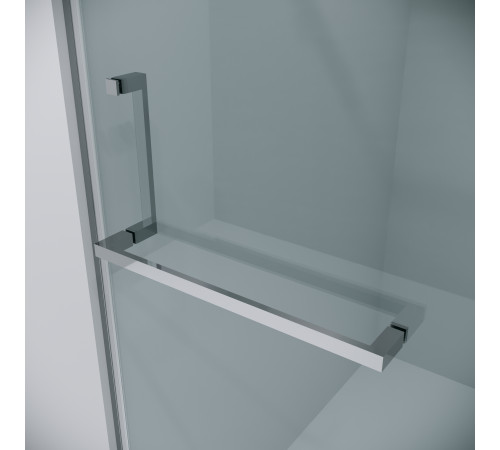 Дверь в нишу Grossman Pragma 100.K33.03.100.10.00 (100х195) хром,стекло прозрачное,распашная