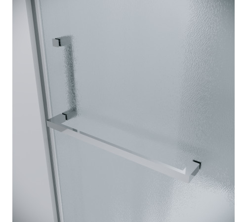 Дверь в нишу Grossman Pragma 100.K33.03.100.10.02 (100х195) хром,стекло шиншилла,распашная