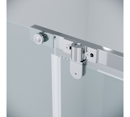 Душевое ограждение Grossman Pragma 100.K33.03.100.10.00- 200.K33.03.90.10.00 (100х90х195) распашная,хром,стекло прозрачное