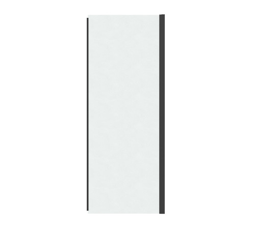 Боковая стенка Grossman Pragma 200.K33.03.80.21.02 (80х195) черный матовый,стекло шиншилла