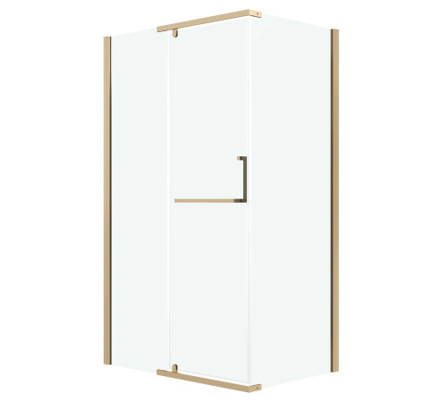 Боковая стенка Grossman Pragma 200.K33.03.100.32.00 (100х195) золото сатин,стекло прозрачное