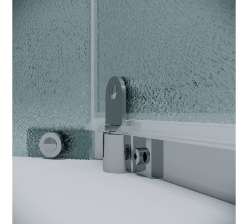 Душевое ограждение Grossman Pragma 302.K33.03.9090.10.02 (90х90х195) трапеция,распашная,хром,стекло шиншилла