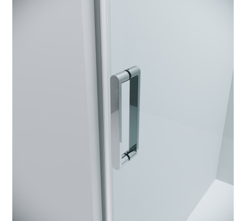 Дверь в нишу Grossman Classic 100.K33.04.130.10.00 (130х195) хром,стекло прозрачное,раздвижная