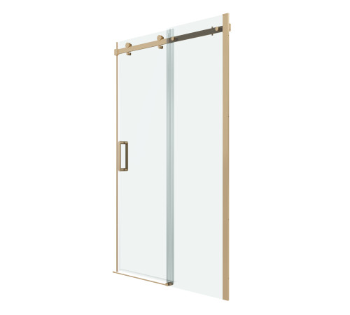 Дверь в нишу Grossman Classic 100.K33.04.130.32.00 (130х195) золото сатин,стекло прозрачное,раздвижная