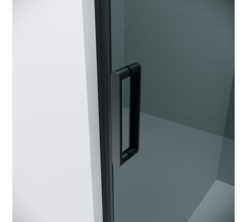 Душевое ограждение Grossman Classic 100.K33.04.110.21.10- 200.K33.04.70.21.10 (110х70х195) раздвижная,черный матовый,стекло тонированное