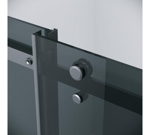 Душевое ограждение Grossman Classic 100.K33.04.110.21.10- 200.K33.04.70.21.10 (110х70х195) раздвижная,черный матовый,стекло тонированное