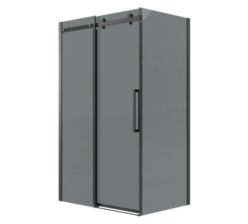 Боковая стенка Grossman Classic 200.K33.04.70.21.10 (70х195) черный матовый,стекло тонированное