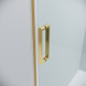 Душевое ограждение Grossman Classic 100.K33.04.110.32.00-200.K33.04.90.32.00 (110х90х195) раздвижная,золото сатин,стекло прозрачное