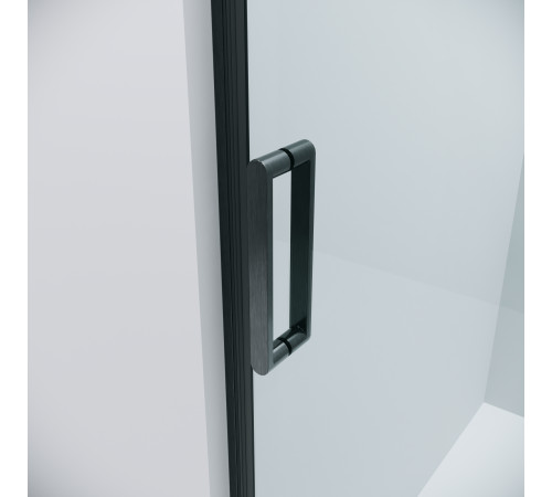 Душевое ограждение Grossman Classic 100.K33.04.140.42.00-200.K33.04.100.42.00 (140х100х195) раздвижная,графит сатин,стекло прозрачное