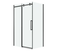 Душевое ограждение Grossman Classic 100.K33.04.140.42.00-200.K33.04.100.42.00 (140х100х195) раздвижная,графит сатин,стекло прозрачное