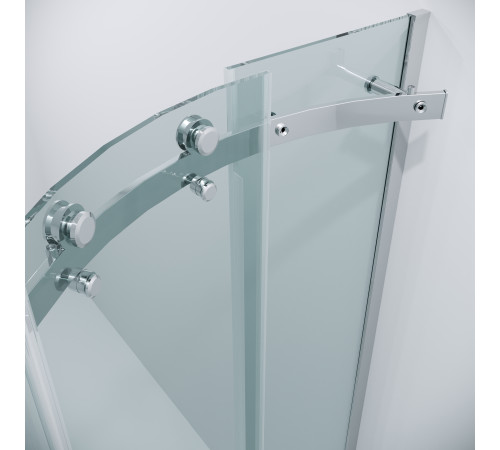 Душевое ограждение Grossman Classic 301.K33.04.9090.10.00 (90х90х195) четверть круга,раздвижная,хром,стекло прозрачное