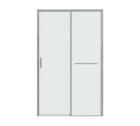 Дверь в нишу Grossman Style 100.K33.05.100.10.02 (100х195) хром,стекло шиншилла,раздвижная