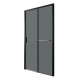 Дверь в нишу Grossman Style 100.K33.05.120.21.10 (120х195) черный матовый,стекло тонированное,раздвижная
