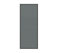 Боковая стенка Grossman Style 200.K33.05.70.21.10 (70х195) черный матовый,стекло тонированное