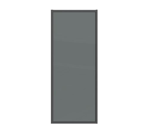 Боковая стенка Grossman Style 200.K33.05.100.21.10 (100х195) черный матовый,стекло тонированное