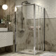 Душевое ограждение Grossman Alba1 GR-9090Al1 (90х90х190) квадрат,раздвижная