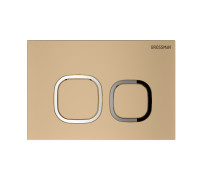 Клавиша смыва Grossman Cosmo 700.K31.02.310.310 золото матовый