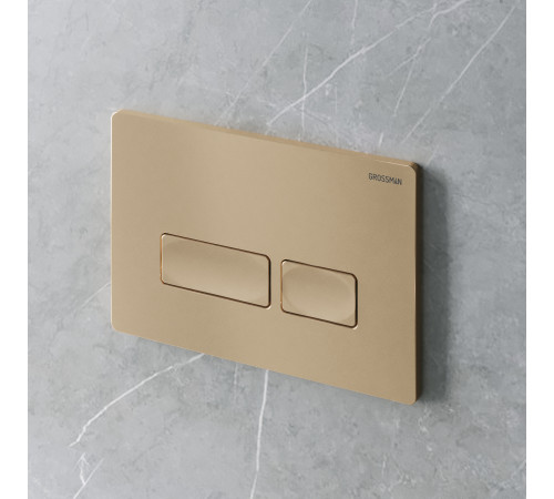 Клавиша смыва Grossman Pragma 700.K31.03.310.310 золото матовый