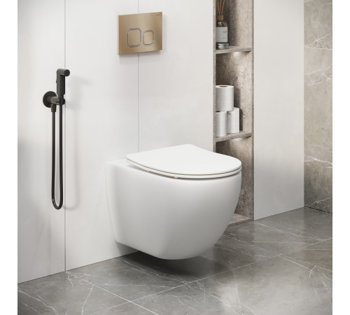 Комплект 3 в 1: Grossman инсталляция 900.K31.01.000+клавиша 700.K31.02.310.310 золото матовый+унитаз GR-4411S