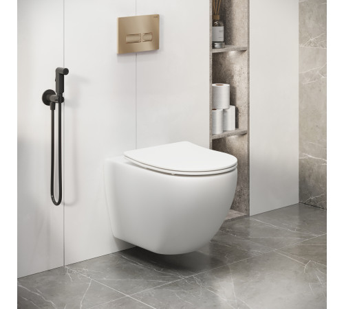 Комплект 3 в 1: Grossman инсталляция 900.K31.01.000+клавиша 700.K31.03.310.310 золото матовый+унитаз GR-4411S