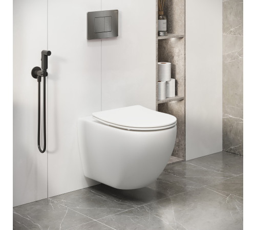 Комплект 3 в 1: Grossman инсталляция 900.K31.01.000+клавиша 700.K31.04.42M.42M графит сатиновый+унитаз GR-4411S