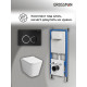 Комплект 3 в 1: Grossman инсталляция 900.K31.01.000+клавиша 700.K31.01.210.210 черный матовый+унитаз GR-4441S