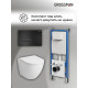Комплект 3 в 1: Grossman инсталляция 900.K31.01.000+клавиша 700.K31.03.210.210 черный матовый+унитаз GR-4455S