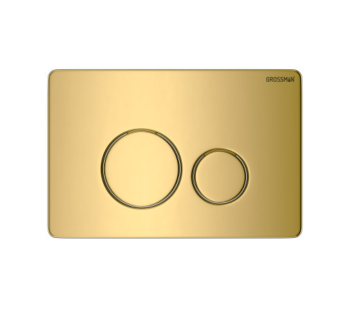 Комплект 3 в 1: Grossman инсталляция 900.K31.01.000+клавиша 700.K31.05.30M.30M золото глянцевый+унитаз GR-4455BMS