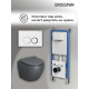 Комплект 3 в 1: Grossman инсталляция 900.K31.01.000+клавиша 700.K31.01.000.000 белый+унитаз GR-4455GMS