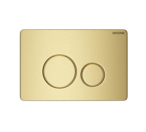 Комплект 3 в 1: Grossman инсталляция 900.K31.01.000+клавиша 700.K31.05.32M.32M золото сатиновый+унитаз GR-4455GWS