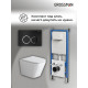 Комплект 3 в 1: Grossman инсталляция 900.K31.01.000+клавиша 700.K31.01.210.210 черный матовый+унитаз GR-4479SQ