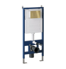 Комплект 2 в 1: Grossman инсталляция Classic 900.K31.01.000+клавиша смыва 700.K31.04.30M.30M золото глянцевый