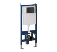 Комплект 2 в 1: Grossman инсталляция Style 900.K31.01.000+клавиша смыва 700.K31.05.21M.21M черный матовый